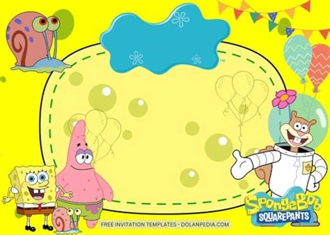 Tarjetas de Bob Esponja de cumpleaños: 9 diseños bonitos para imprimir ...