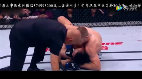 刚刚UFC最新比赛，李景亮强力挣脱断头台，把对手打得飙血 - YouTube