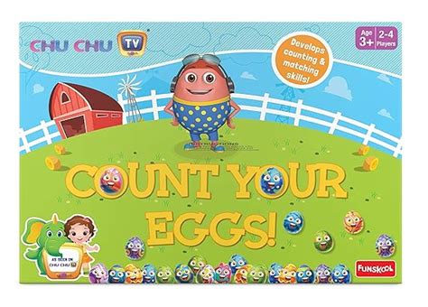 Buy Funskool Chu Chu Tv Count Your Eggs|Multicolor, 3+ Years Online at ...