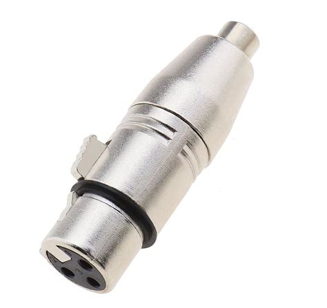 fdealz® [ 1 Piece ] XLR Female Jack to RCA Female Adapter Audio ...