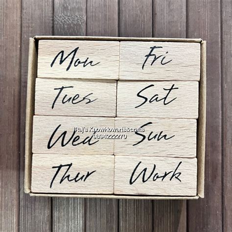 WOODEN STAMP ATOZ -WS220 – KnowHowArtCraft