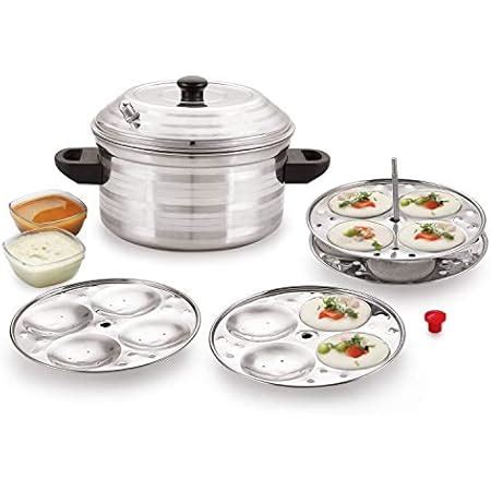Buy BMS LIFESTYLE Stainless Steel 4-Plates Idly Cooker, Induction & Gas ...