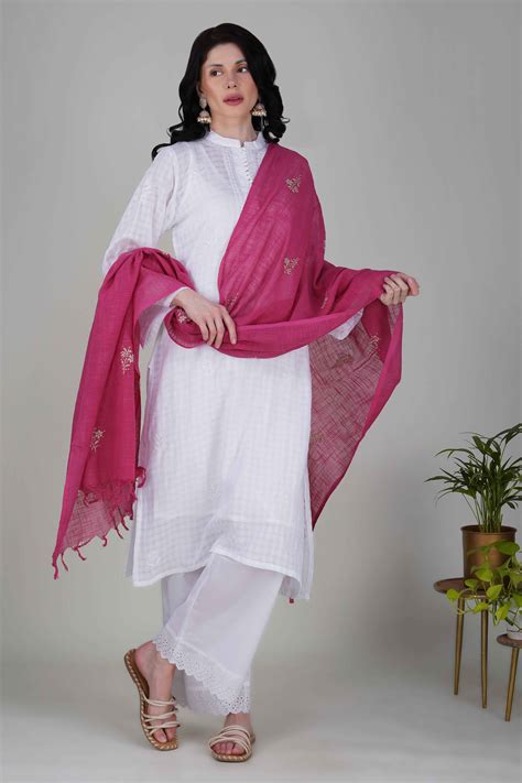 P.H.A.E. - Dupattas and Bottoms | Indian Chikankari