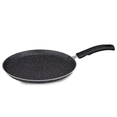 Amazon Brand - Solimo Aluminium Non-Stick Dosa Tawa | Granite Finish ...