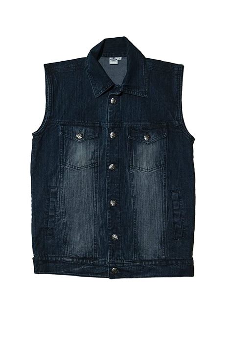 Safeline® Denim Sleeveless Work Safety Jacket for Men - 1Pc (Small - 36 ...