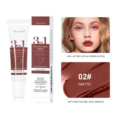 Buy Ibcccndc Cream 3 in 1 Lip + Cheek + Eye, Cheek Blush & Lip Tint ...