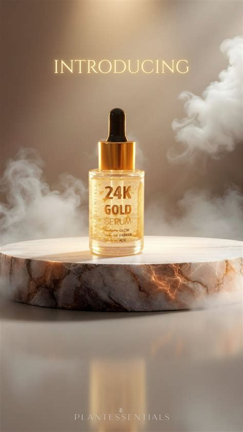 24K GOLD SERUM – Plantessentials