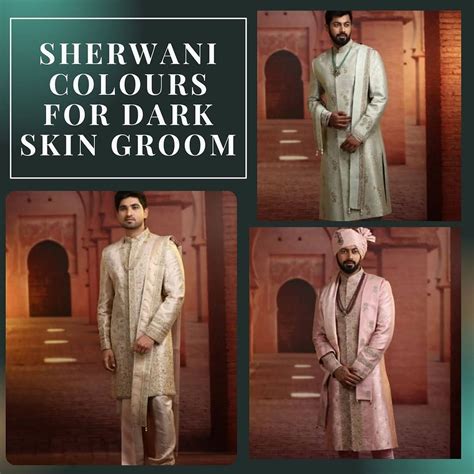 10+ Best Sherwani Colours for Dark & Fair Skin Grooms