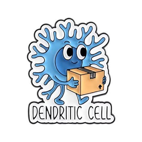 Dendritic Cell Medical Brooch Enamel Pin – Accessoire By V