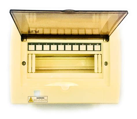 Buy Bill Tech ECO Star MCB Distribution Board 8-10 Way SPN Double Door ...