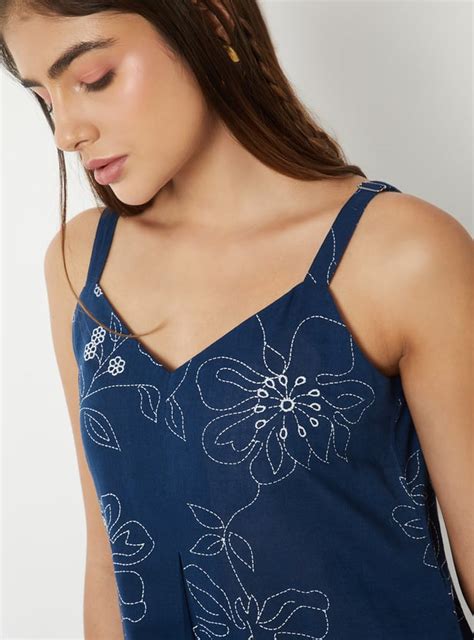 Buy Women Embroidered A-line Dress Online at just Rs. 999.0 ...