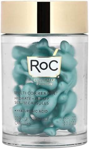 RoC Multi Correxion Hydrate + Plump Night Serum Capsules with ...
