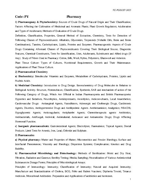 TG Code: PY Pharmacy Final Exam Notes on Pharmacognosy, Chemistry, and ...