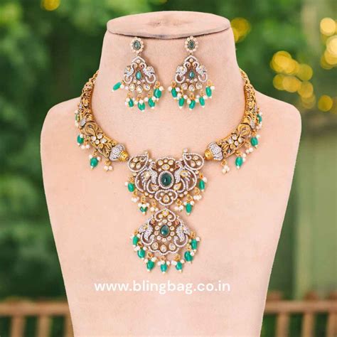 Emerald Jacinta Hasli Victorian Jewellery Set - New Arrival – Bling Bag