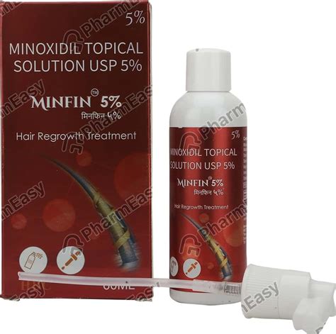Minfin 5 %W/V Skin Solution (60): Uses, Side Effects, Price & Dosage ...