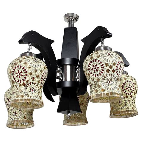 Buy Lexton DL-074 Suspended Lights Decorative Chandelier (Multicolour ...