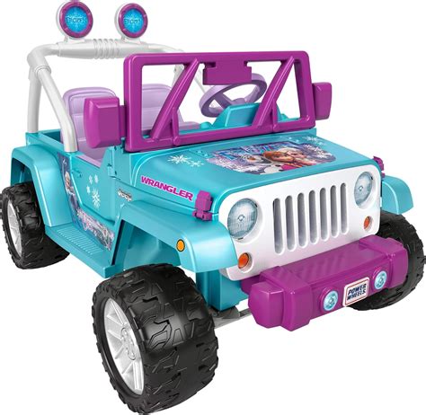 Power Wheels Jeep Wrangler de Frozen de Disney de 12V vehículo para ...