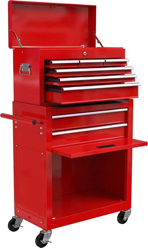 Buy Dithoko 8-Drawer Rolling Tool Chest Cabinet, High Capacity Tool Box ...
