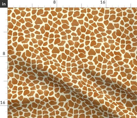 Giraffe Spots Hide Zoo Safari Brown Animal Print Pattern Look Africa ...