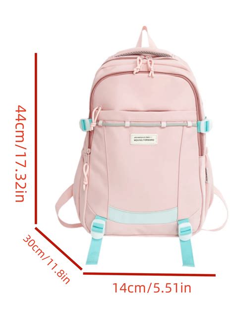 Large Capacity School Bag Female Dopamine Backpack High School Students ...