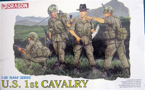 Buy Dragon Models 1/35 U.S. 1st Cavalry (4 Figures Set) Dragon Model ...