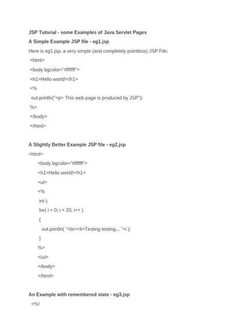 Image result for JSP Tutorial Tutorials Point PDF