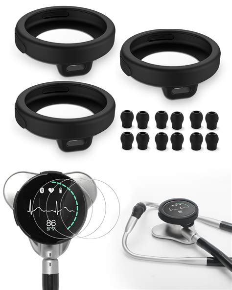 EKO CORE 500™ Digital Stethoscope Protector Kit - 3 Pack Silicone Case ...