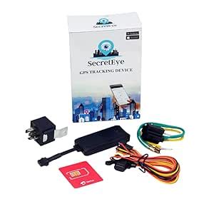 SecretEye Wired Hidden GPS Tracker with Location Tracking, Geo Fence ...