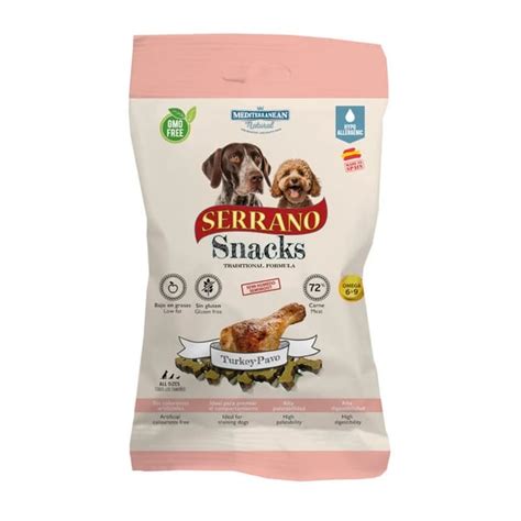 Snacks Serrano de Pavo para Perros – Pack 12x100g | Premios Naturales y ...