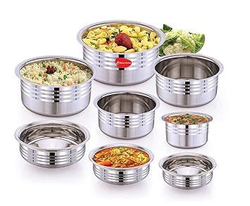 Buy KLASSI KICHEN Stainless Steel Kitchen Set for Home Tope, Handi Set ...