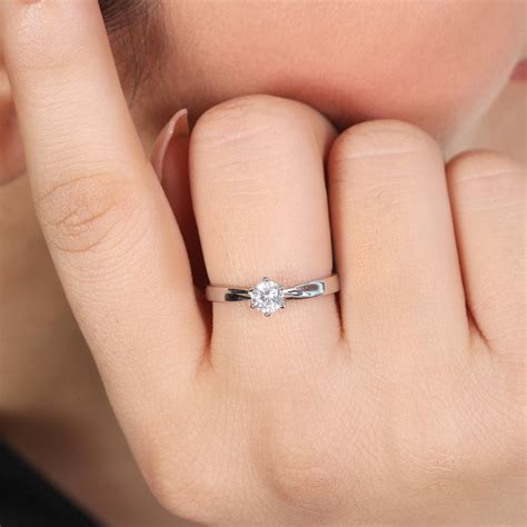 Radiant Blossom Rhodium-Plated CZ 925 Sterling Silver Women's Ring (Ad ...