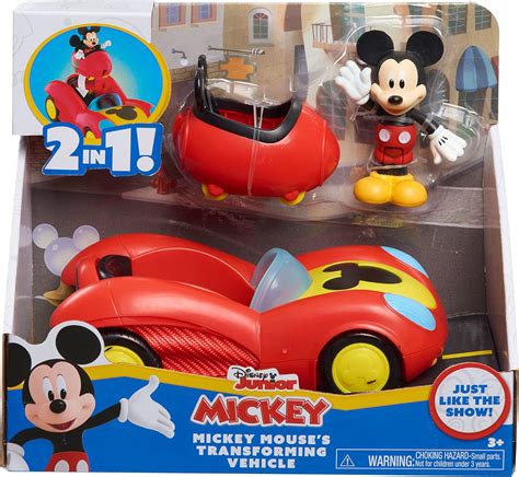 Buy Disney Junior Mickey Mouse Funhouse Transforming Vehicle, Mickey ...