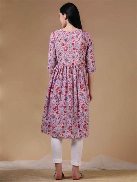 Shop Latest Pink Full Sleeves Casual Wear Kurta Online – Hassu's