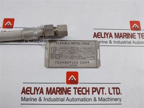 Technoflex Ex-1-1 Flexible Metal Hose Fx Bellows Sus316L 6A X 750 Mm ...