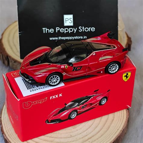 Buy Official Bburago Fxx K Red - 1 : 64 Diecast Scale Model - The Peppy ...