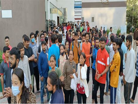 Around 300 students rioted in Rajkot Municipal Corporation-run Babubhai ...