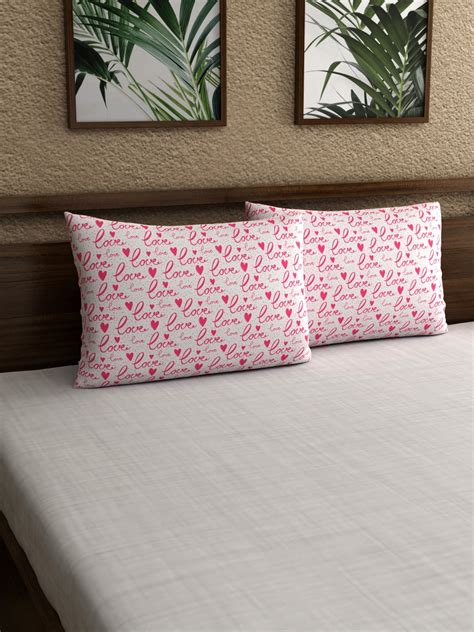 My Room 100% Cotton 140 TC Children Pillow Pair - Colour: Pink – Home ...