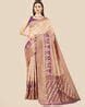 Buy Beige Sarees for Women by VAIRAGEE Online | Ajio.com