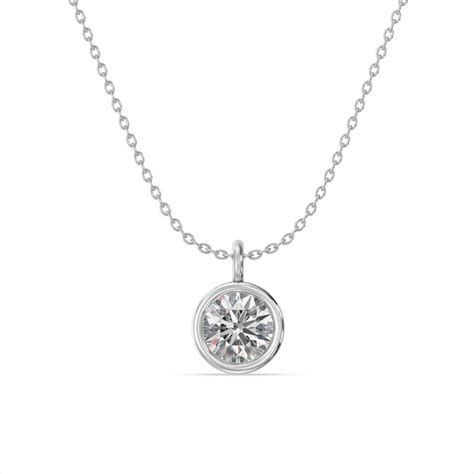 Solo 9KT Gold Laboratory Grown Diamond Pendant – PALMONAS