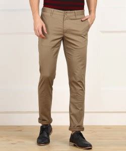 Blackberrys Slim Fit Men Brown Trousers - Buy Blackberrys Slim Fit Men ...