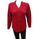 Buy LADY WILLINGTON Women Woolen V-Neck Cardigan Heavy Daffodil Fabric ...