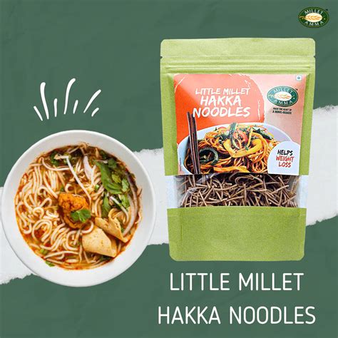 Millet Amma Little Millet Hakka Noodles 180G – Purity Prayag