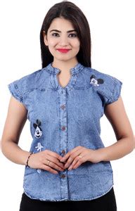 SQS Girls Casual Denim Top Price in India - Buy SQS Girls Casual Denim ...