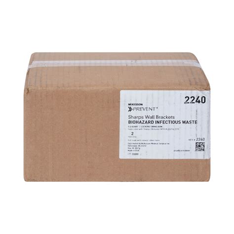 Buy McKesson Prevent Sharps Locking Wall Bracket - 10 in x 9.36 in, 2 ...