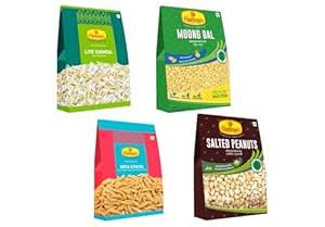 Haldiram's Nagpur Healthy Indian Namkeen Combo Pack – 4 x 200g | Lite ...