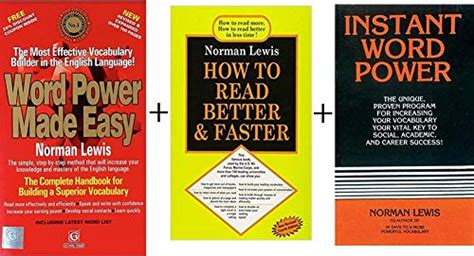 Buy Word Power Made Easy + Better English + Instant Word Power (Set of ...