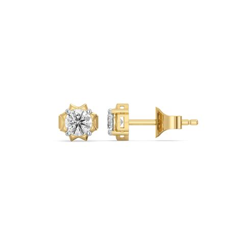 Solitaire Core - Lab Diamond Stud Earrings – Lukson