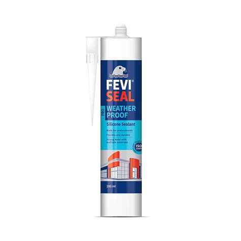FEVISEAL WEATHERPROOF PRO WHITE, 280 ML, Silicone, Pack of 1 : Amazon ...