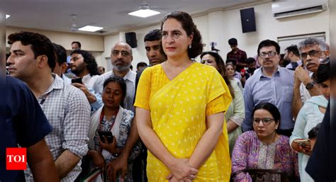 BJP's 'corruption' is weakening country: Priyanka Gandhi slams govt ...