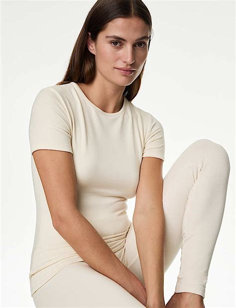 Buy Heatgen™ Medium Short Sleeve Thermal Top at Marks & Spencer